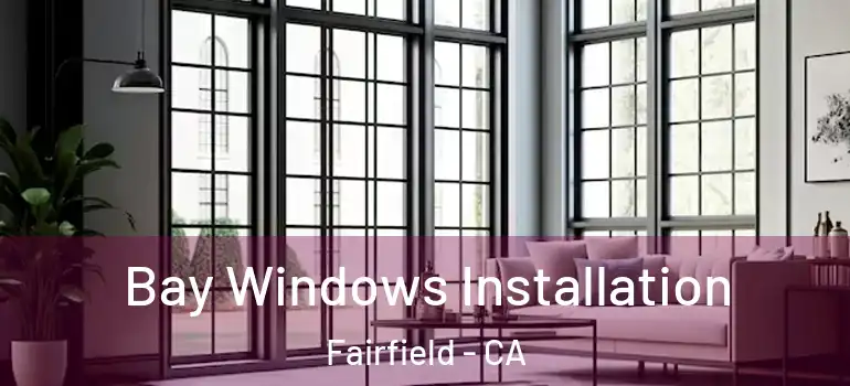  Bay Windows Installation Fairfield - CA