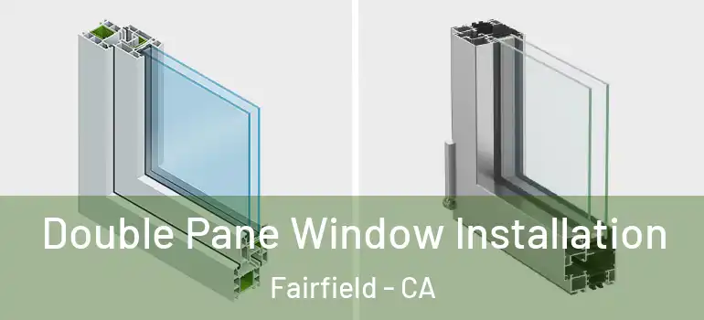 Double Pane Window Installation Fairfield - CA