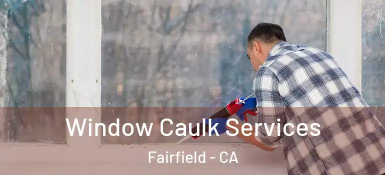  Window Caulk Services Fairfield - CA