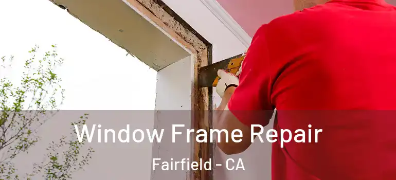  Window Frame Repair Fairfield - CA